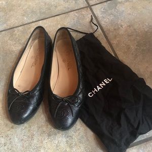 Chanel Ballet Flats w/ Soled Bottoms